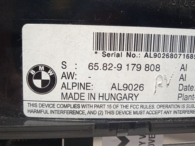 Recambio de cuadro instrumentos para bmw serie 5 berlina (e60) 520d referencia OEM IAM 9179808 65829179808 