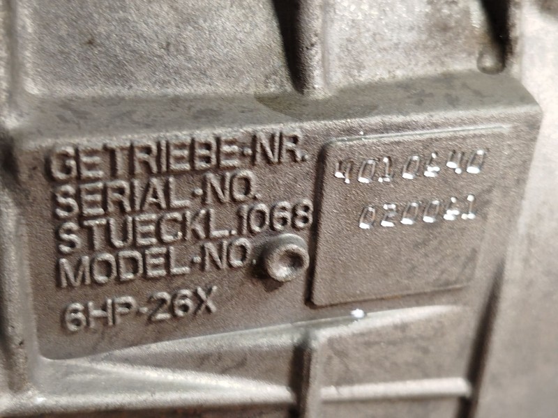 Recambio de caja cambios para bmw x3 (e83) 3.0 d referencia OEM IAM 7565495 24007565495 6HP26X