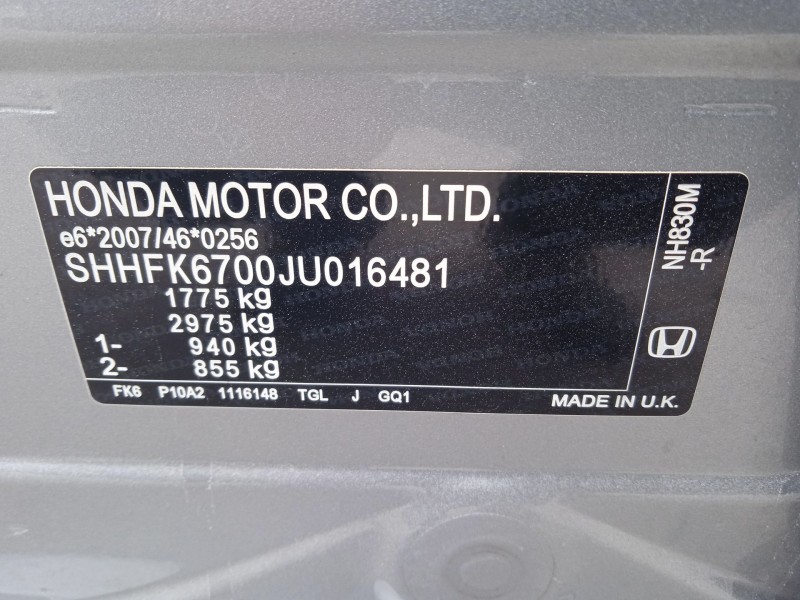 honda civic x hatchback (fc_, fk_) del año 2019