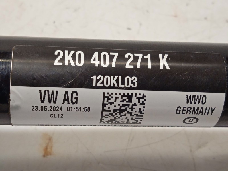 Recambio de transmision delantera izquierda para seat leon (kl1, klg) 1.0 tsi referencia OEM IAM 2K0407271K  