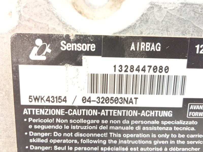 Recambio de centralita airbag para fiat ducato furgoneta (244_) 2.0 jtd referencia OEM IAM 1328447080  5WK43154
