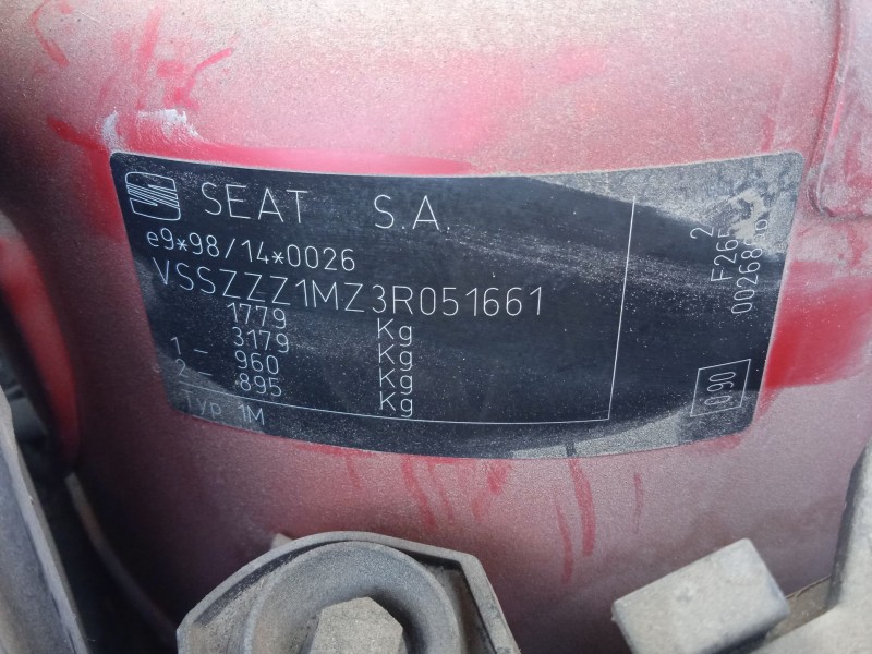 seat leon (1m1) del año 2002