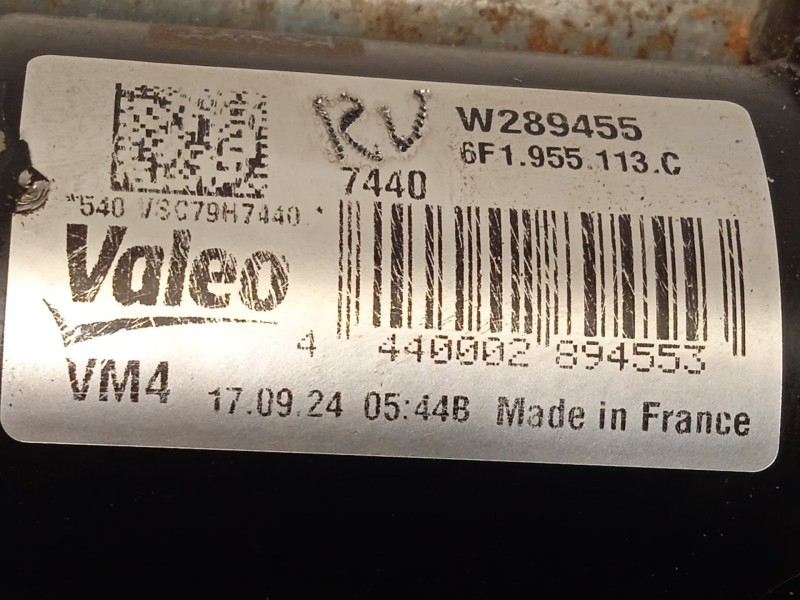 Recambio de motor limpia delantero para seat ibiza v (kj1, kjg) 1.0 tsi referencia OEM IAM 6F1955113C  W289455