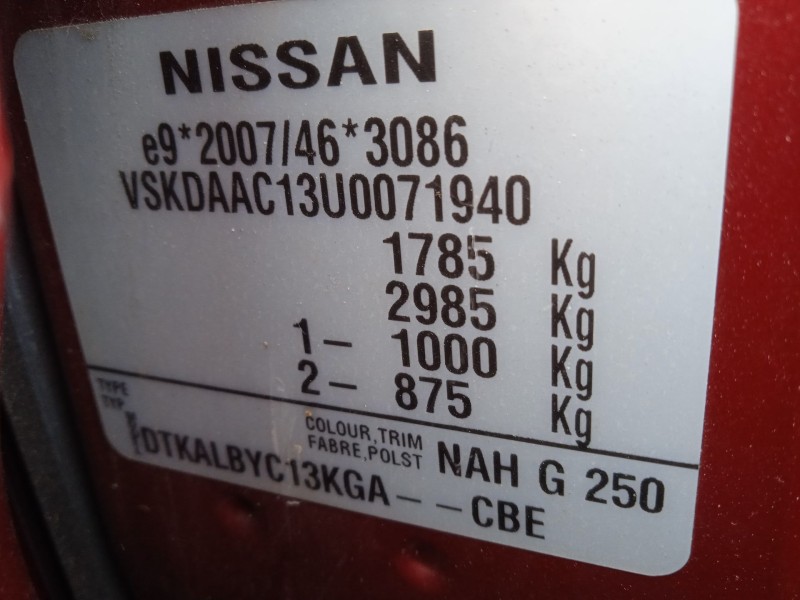 nissan pulsar hatchback (c13) del año 2016