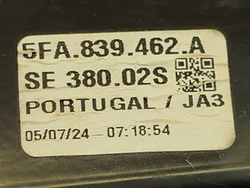 Recambio de elevalunas trasero derecho para seat leon (kl1, klg) 2.0 tdi referencia OEM IAM 5FA839462A 5Q0959408D 