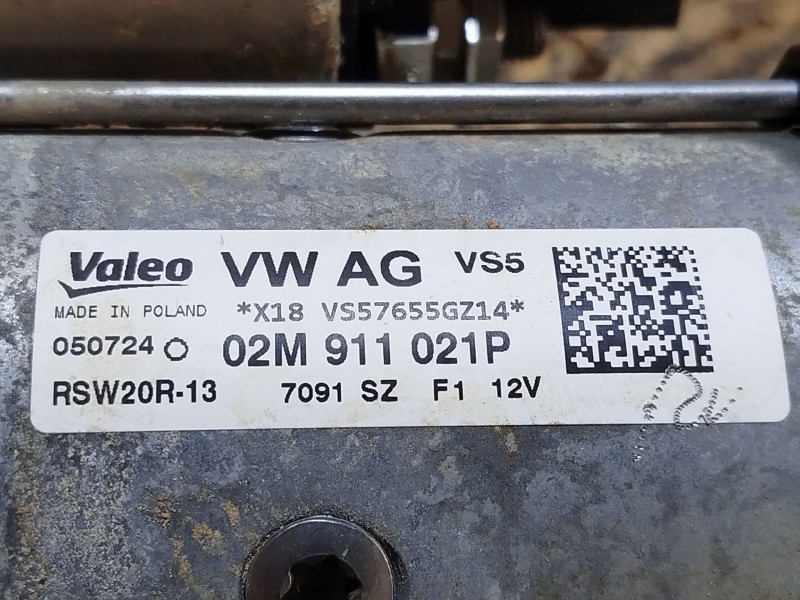 Recambio de motor arranque para seat leon (kl1, klg) 2.0 tdi referencia OEM IAM 02M911021P  RSW20R13