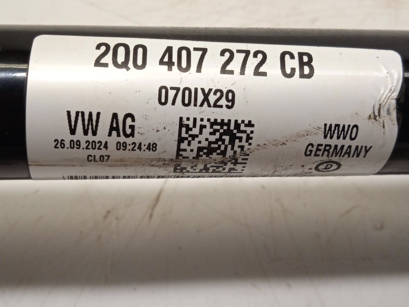 Recambio de transmision delantera derecha para seat ibiza v (kj1, kjg) 1.0 tsi referencia OEM IAM 2Q0407272CB  