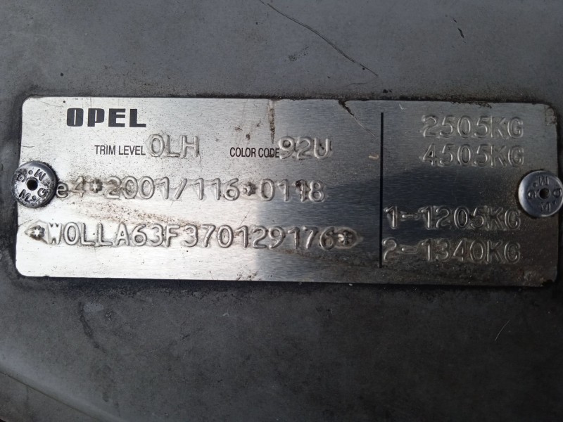 opel antara a (l07) del año 2007