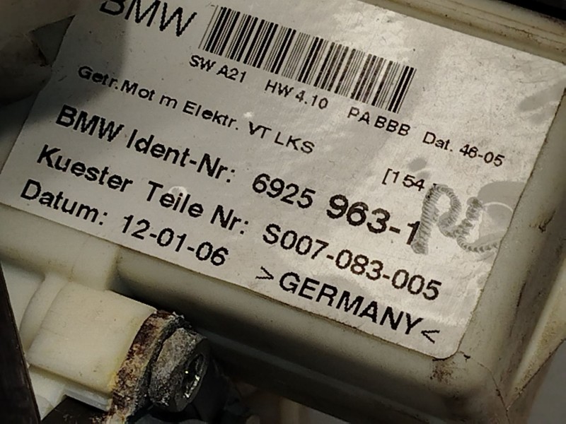 Recambio de elevalunas delantero izquierdo para bmw x3 (e83) 3.0 d referencia OEM IAM 6925963 67626925963 