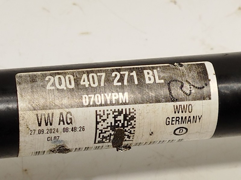 Recambio de transmision delantera izquierda para seat ibiza v (kj1, kjg) 1.0 tsi referencia OEM IAM 2Q0407271BL  