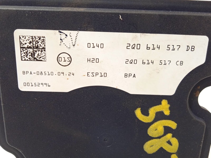 Recambio de abs para seat ibiza v (kj1, kjg) 1.0 tsi referencia OEM IAM 2Q0614517DB 0265957271 2Q0614517CB