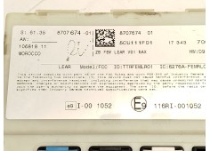 Recambio de centralita confort para bmw 1 (f20) 116 d referencia OEM IAM 61358707674   2