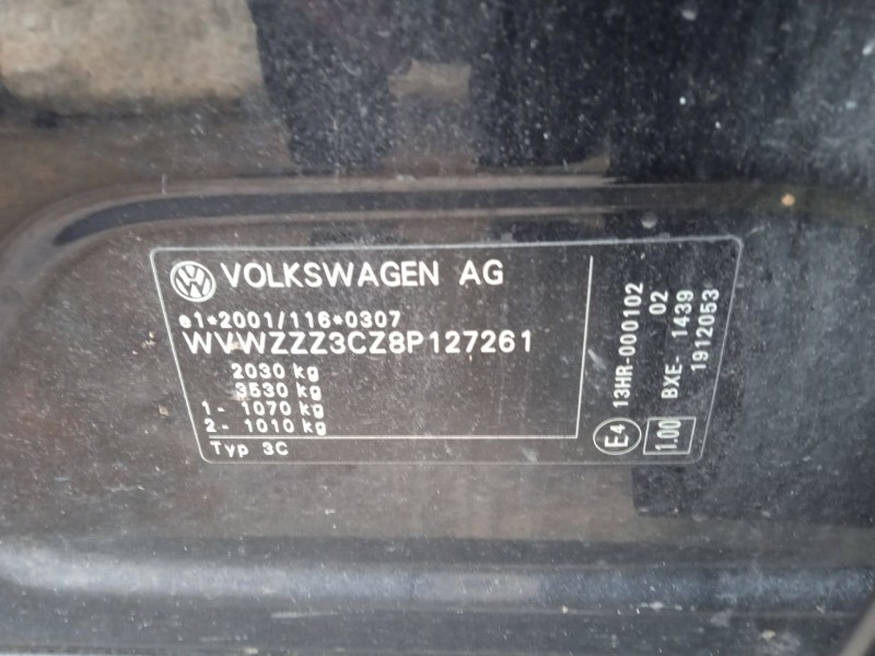 volkswagen passat b6 (3c2) del año 2008