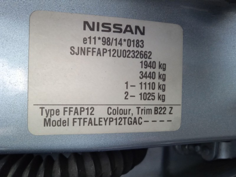 nissan primera (p12) del año 2005