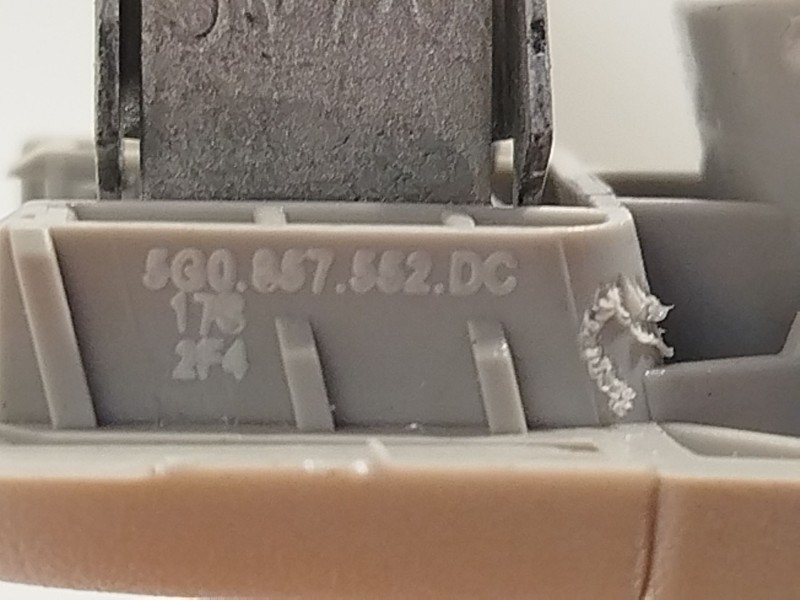 Recambio de parasol derecho para seat ibiza v (kj1, kjg) 1.0 tsi referencia OEM IAM 5G0857552DC  