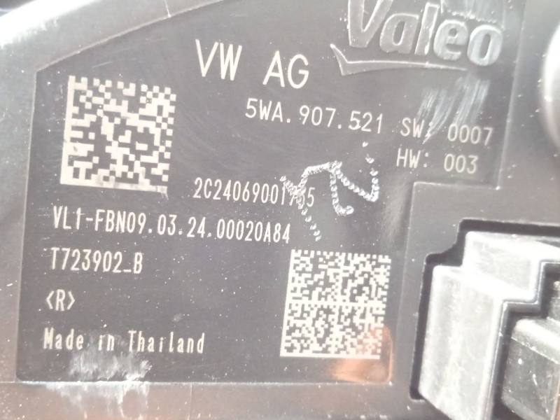 Recambio de motor calefaccion para seat leon (kl1, klg) 1.0 tsi referencia OEM IAM 3Q1819021E 5WA907521 