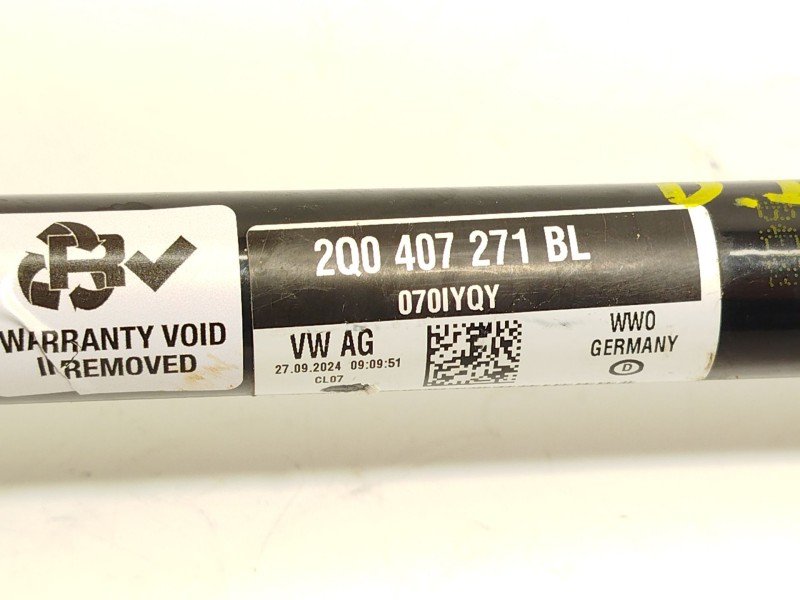 Recambio de transmision delantera izquierda para seat ibiza v (kj1, kjg) 1.0 tsi referencia OEM IAM 2Q0407271BL  