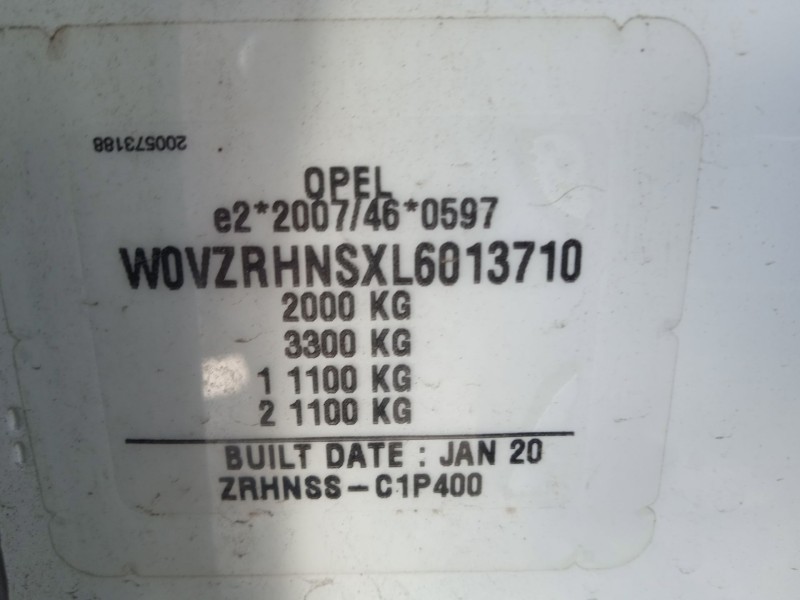 opel grandland / grandland x (a18, p1uo) del año 2020