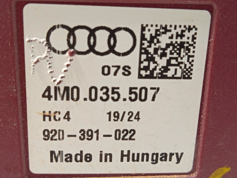 Recambio de antena para seat leon (kl1, klg) 1.0 tsi referencia OEM IAM 4M0035507  