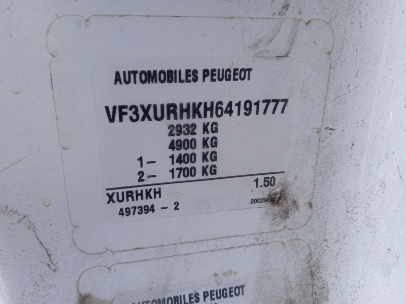 peugeot expert furgoneta (vf3a_, vf3u_, vf3x_) del año 2008