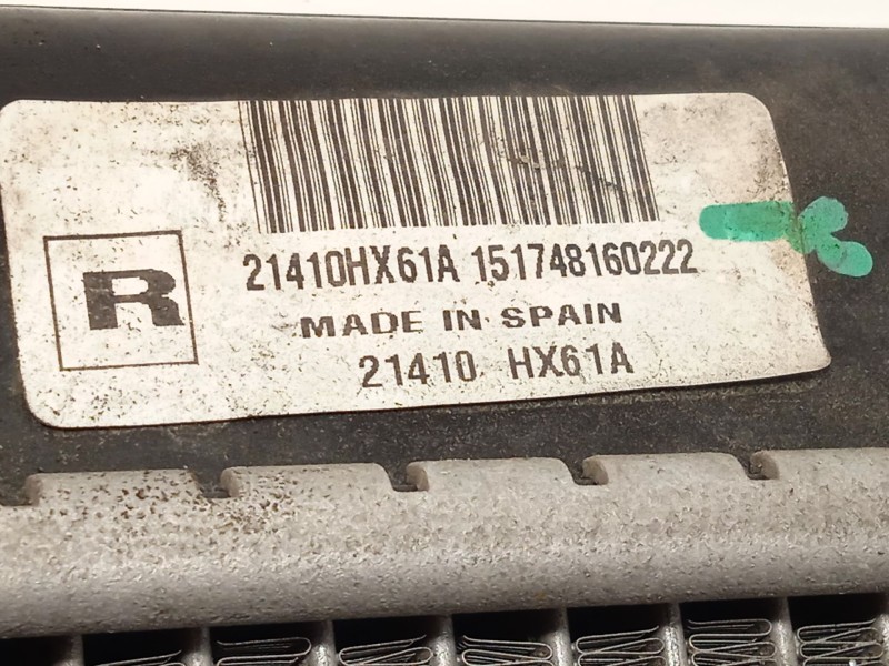 Recambio de radiador agua para nissan pulsar hatchback (c13) 1.5 dci referencia OEM IAM 21410HX61A  