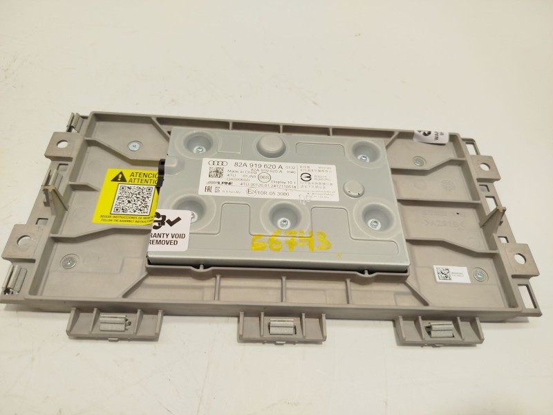 Recambio de pantalla multifuncion para audi a1 sportback (gba) 30 tfsi referencia OEM IAM 82A919620A  