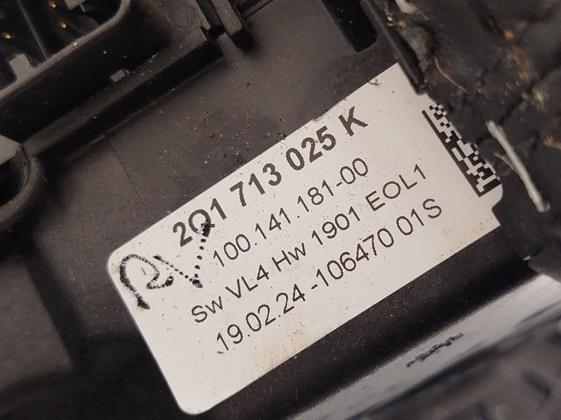 Recambio de palanca cambio para audi a1 sportback (gba) 30 tfsi referencia OEM IAM 2Q1713025K  