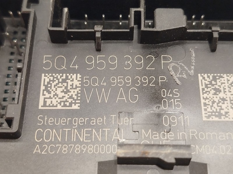 Recambio de centralita confort para audi a1 sportback (gba) 30 tfsi referencia OEM IAM 5Q4959392P  A2C7878980000