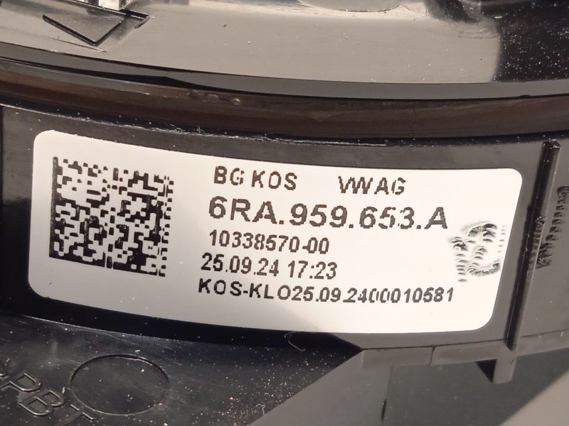 Recambio de anillo airbag para seat ibiza v (kj1, kjg) 1.0 tsi referencia OEM IAM 6RA959653A  