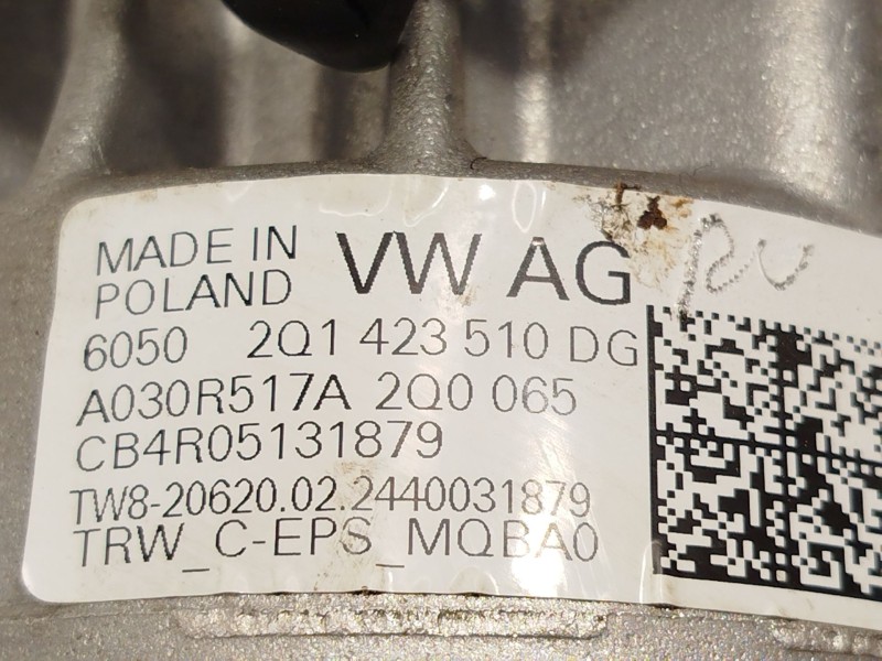 Recambio de columna direccion para audi a1 sportback (gba) 30 tfsi referencia OEM IAM 2Q1423510DG 2Q1423510BP 