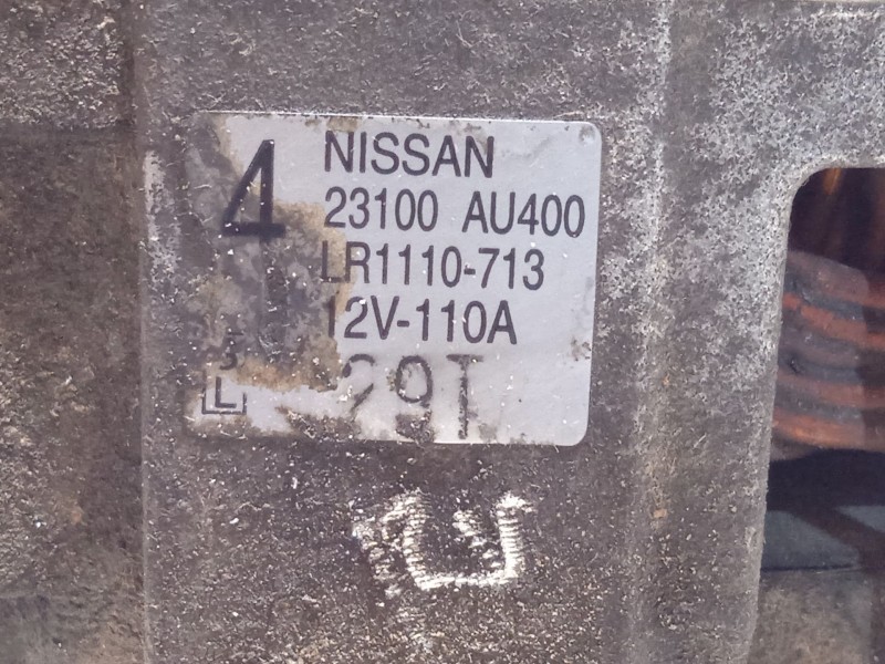 Recambio de alternador para nissan x-trail i (t30) 2.5 4x4 referencia OEM IAM 23100AU400  LR1110713