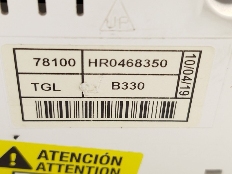 Recambio de cuadro instrumentos para honda civic x hatchback (fc_, fk_) 1.0 vtec referencia OEM IAM 78100TGLB33  HR0468350