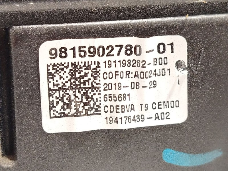 Recambio de palanca cambio para opel grandland / grandland x (a18, p1uo) 1.2 (75) referencia OEM IAM 9815902780  