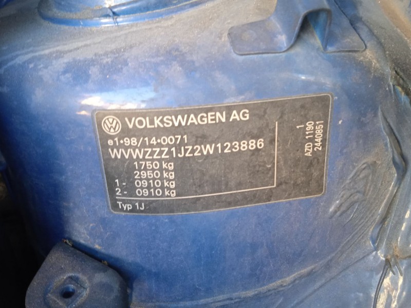 volkswagen golf iv (1j1) del año 2001