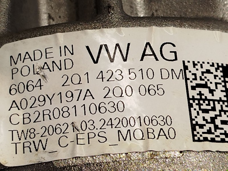 Recambio de columna direccion para seat arona (kj7, kjp) 1.0 tsi referencia OEM IAM 2Q1423510DM 2Q1909144AM 
