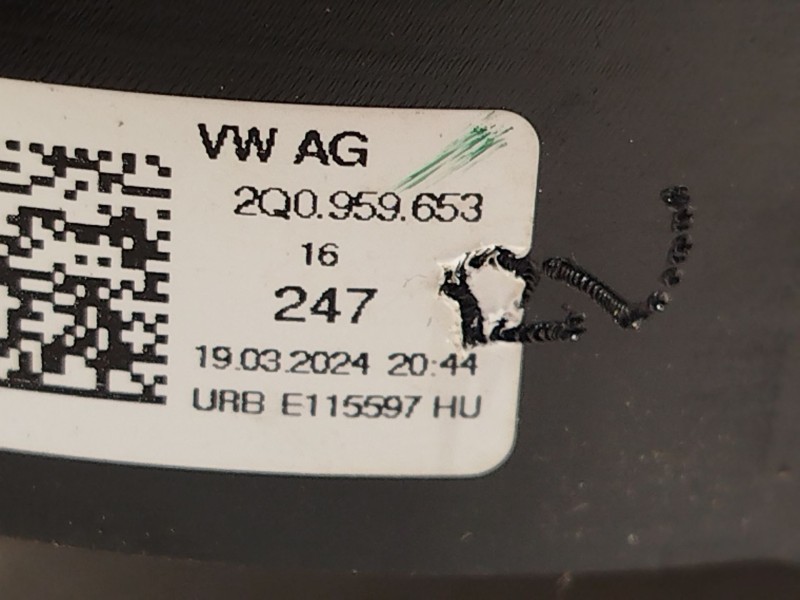Recambio de anillo airbag para seat arona (kj7, kjp) 1.0 tsi referencia OEM IAM 2Q0959653  