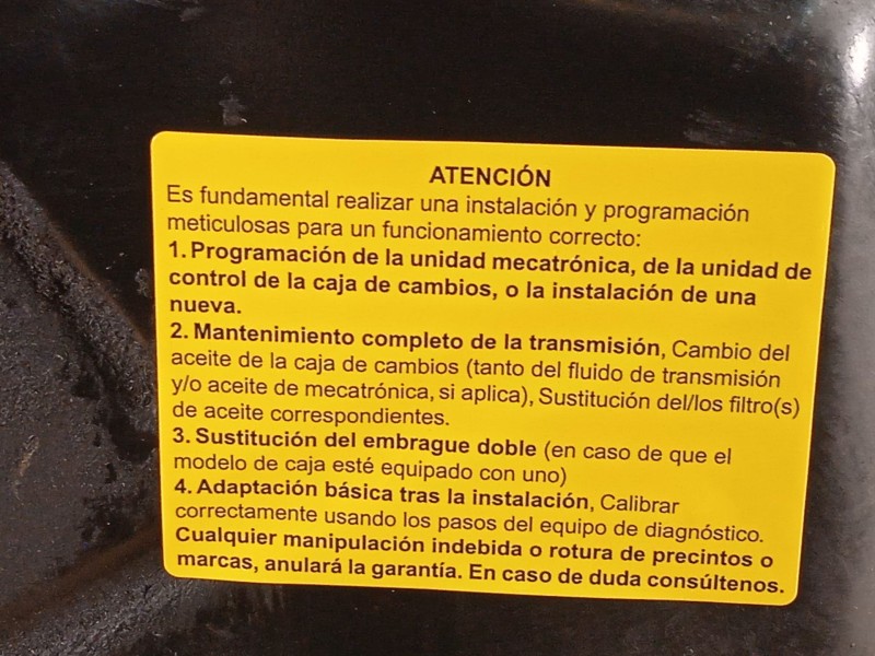 Recambio de caja cambios para audi q3 (8ub, 8ug) 2.0 tdi referencia OEM IAM QYQ 0BH300012Q 0BH300012Q019