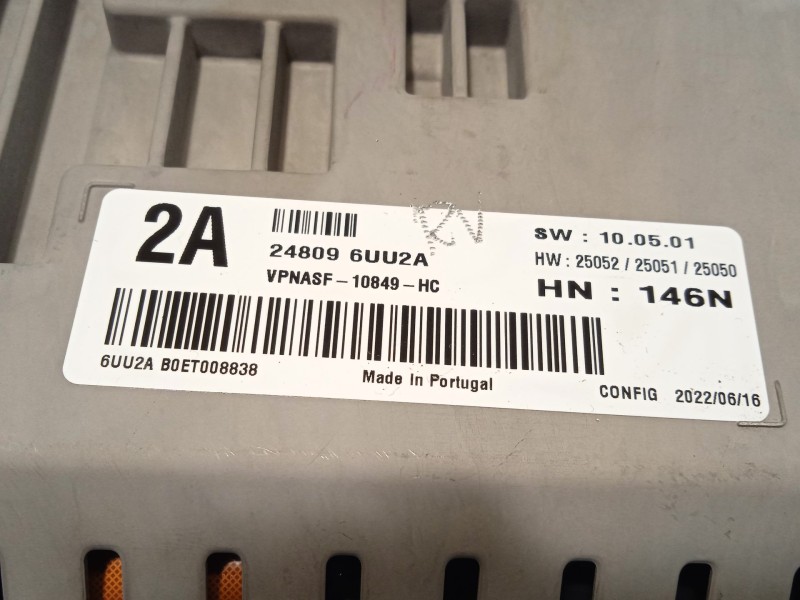 Recambio de cuadro instrumentos para nissan qashqai iii (j12) 1.3 dig-t referencia OEM IAM 248096UU2A  