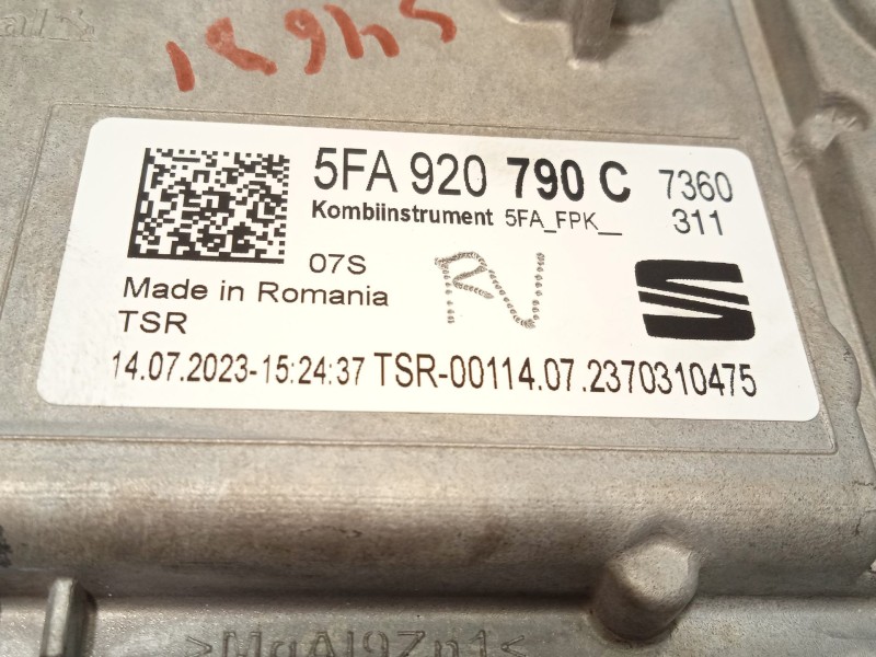 Recambio de cuadro instrumentos para seat leon sportstourer (kl8, kld) 1.5 tsi referencia OEM IAM 5FA920790C  