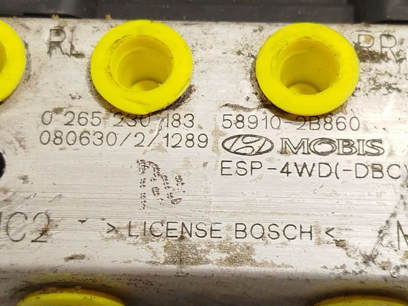 Recambio de abs para hyundai santa fé ii (cm) 2.7 4x4 referencia OEM IAM 589102B860 0265950914 0265230183