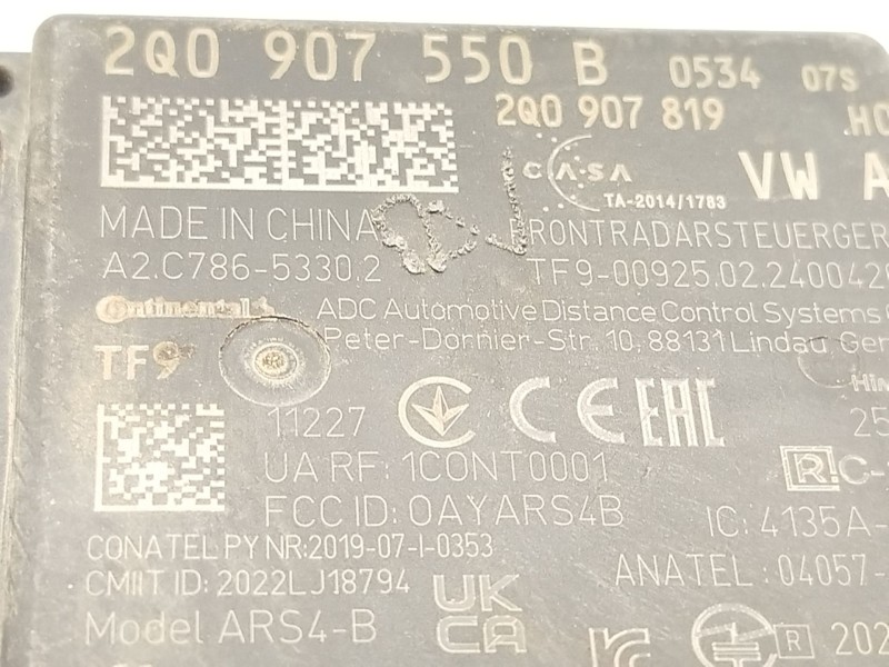 Recambio de modulo electronico para seat arona (kj7, kjp) 1.0 tsi referencia OEM IAM 2Q0907550B 2Q0907819 A2C78653302