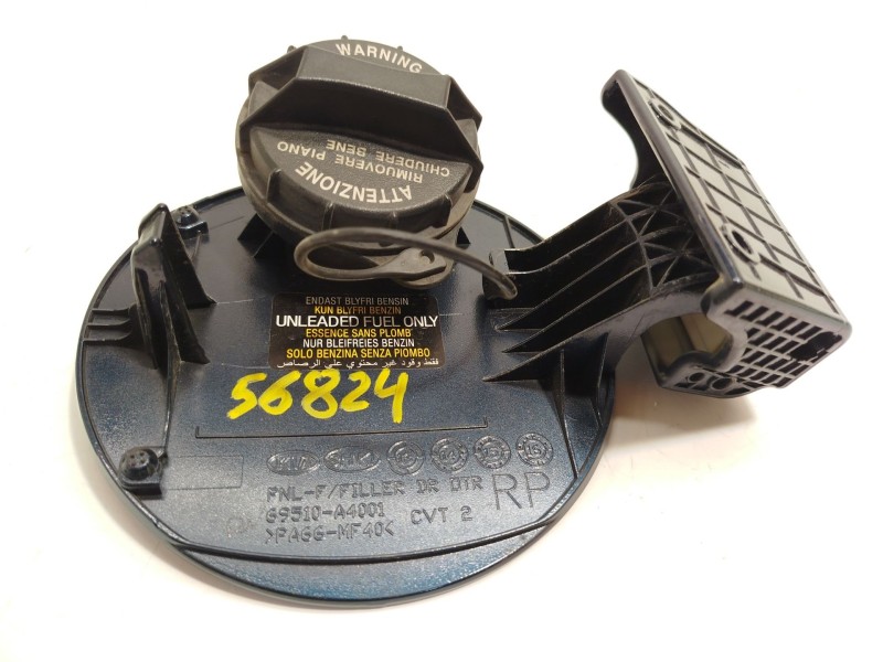 Recambio de tapa exterior combustible para kia carens iv 1.6 gdi referencia OEM IAM 69510A4001  