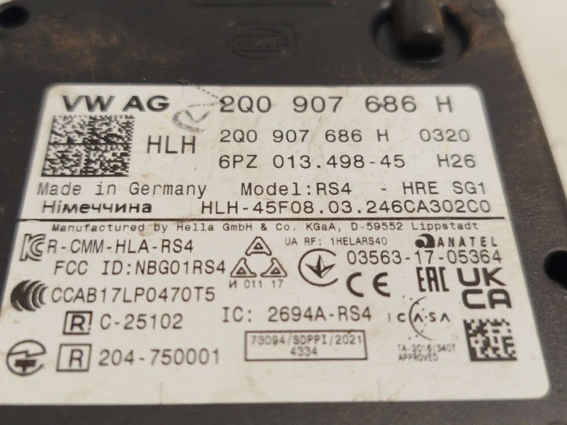 Recambio de modulo electronico para seat arona (kj7, kjp) 1.0 tsi referencia OEM IAM 2Q0907686H  