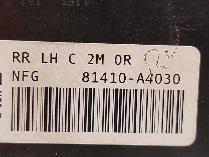 Recambio de cerradura puerta trasera izquierda para kia carens iv 1.6 gdi referencia OEM IAM 81410A4030  