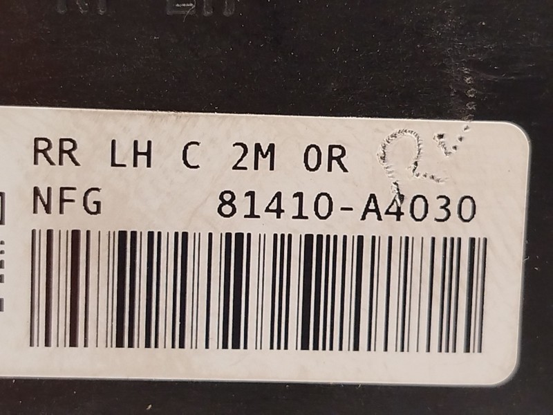 Recambio de cerradura puerta trasera izquierda para kia carens iv 1.6 gdi referencia OEM IAM 81410A4030  
