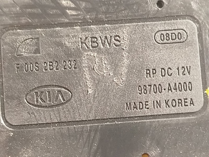 Recambio de motor limpia trasero para kia carens iv 1.6 gdi referencia OEM IAM 98700A4000  F00S2B2232