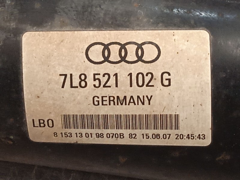 Recambio de transmision central para audi q7 (4lb) 3.0 tdi quattro referencia OEM IAM 7L8521102G  