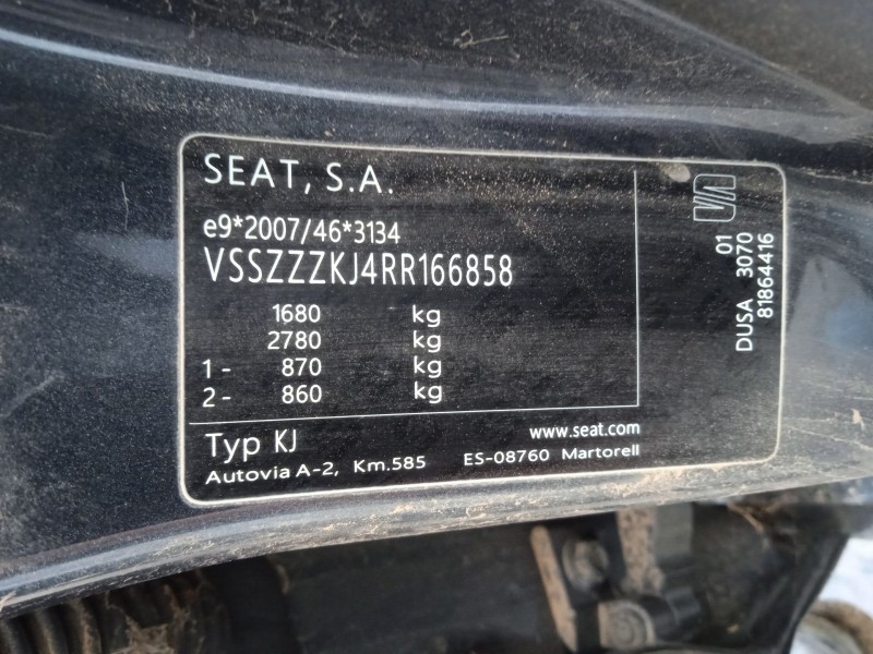 seat arona (kj7, kjp) del año 2024