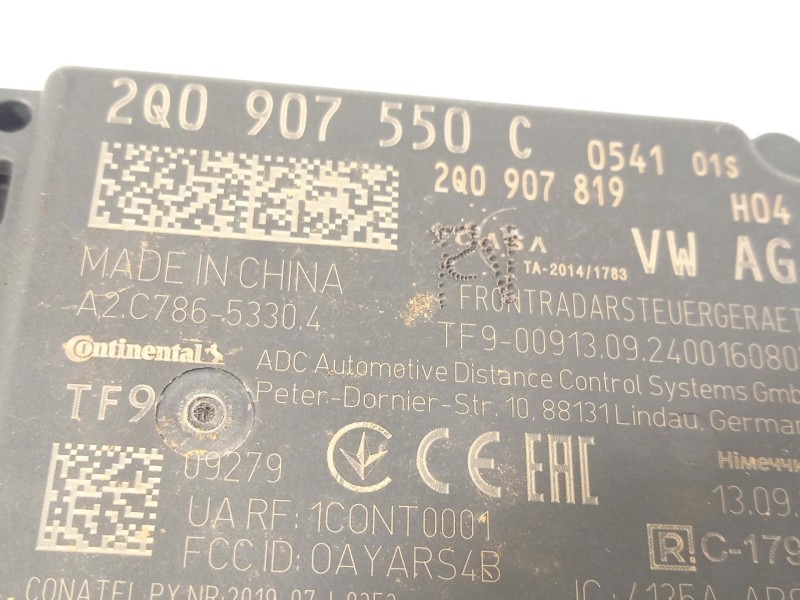 Recambio de modulo electronico para seat ibiza v (kj1, kjg) 1.0 tsi referencia OEM IAM 2Q0907550C 2Q0907819 A2C78653304