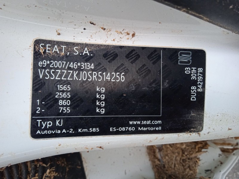 seat ibiza v (kj1, kjg) del año 2017